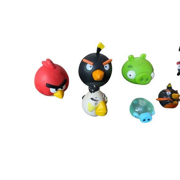 Angry Birds Game Plastic & Rubber Figures Lot Of 9 Star Wars Han Solo - Picture 3 of 5